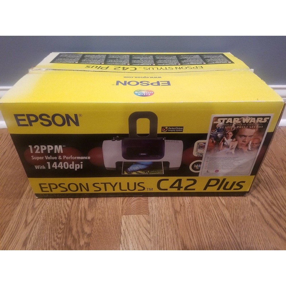 Epson Stylus C42 Plus Inkjet Printer New In Box